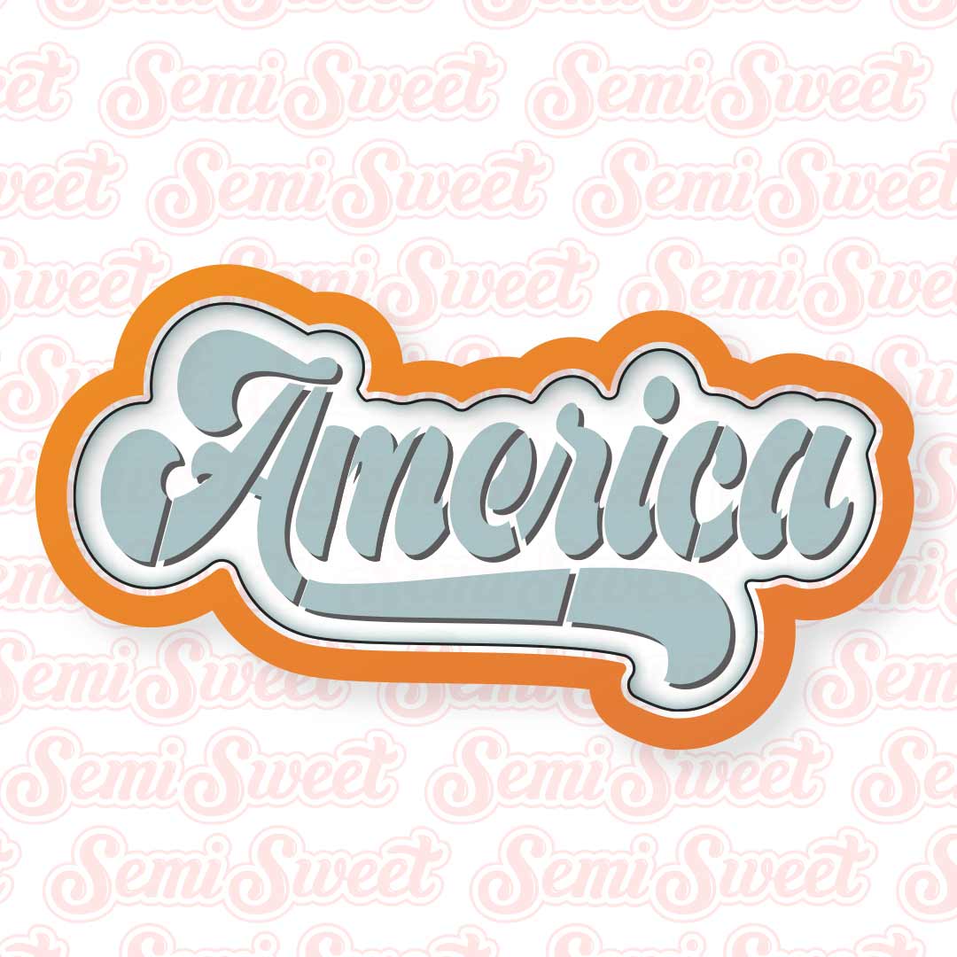 Retro America Cookie Cutter