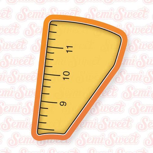 Overlapping School Ruler Cookie Cutter