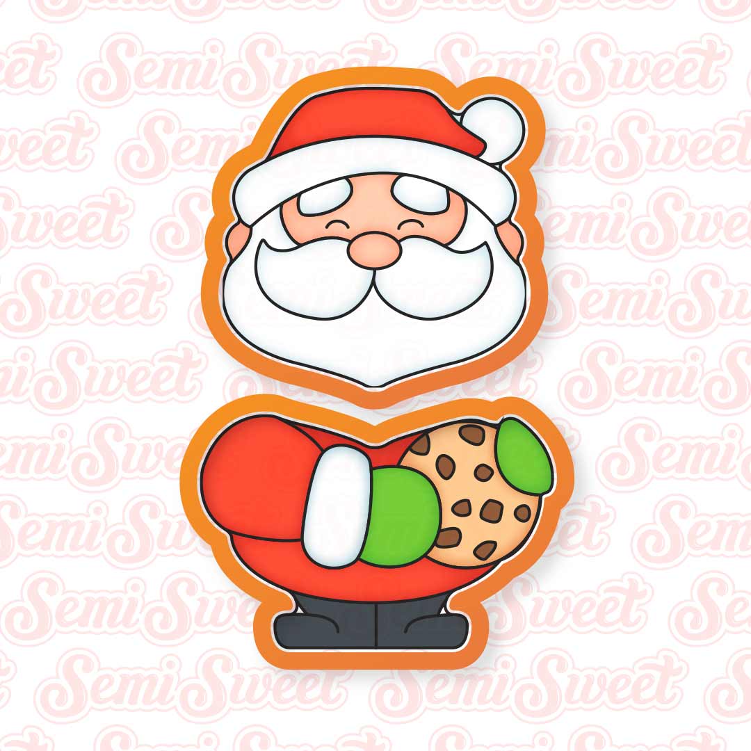 Cookie Santa Claus Cutter Set | Semi Sweet Designs