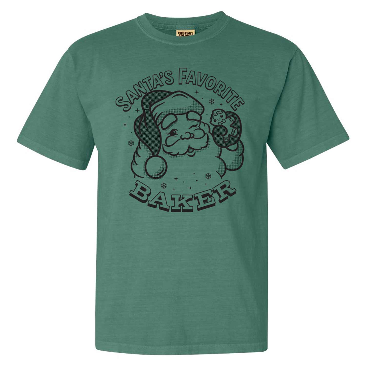 Santa's Favorite Baker (Black Ink) Unisex T-Shirt