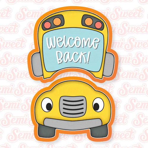 2-Pc School Bus Cookie Cutter Set
