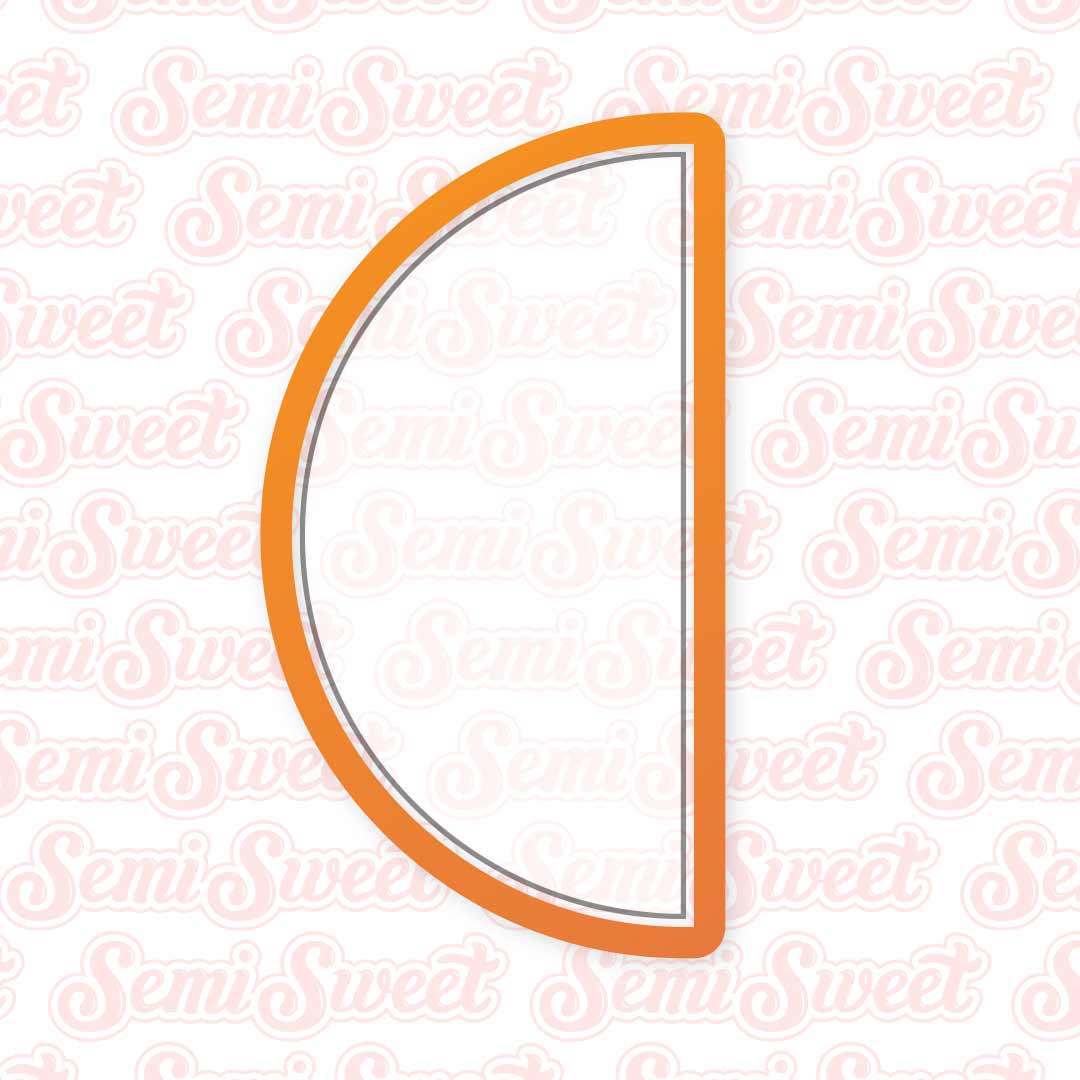 Semi-Circle Cookie Cutter | Semi Sweet Designs