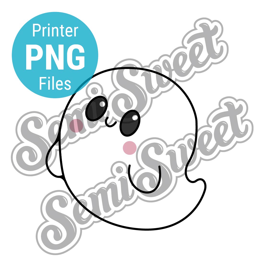 Simple Ghost 1 - PNG Images | Semi Sweet Designs