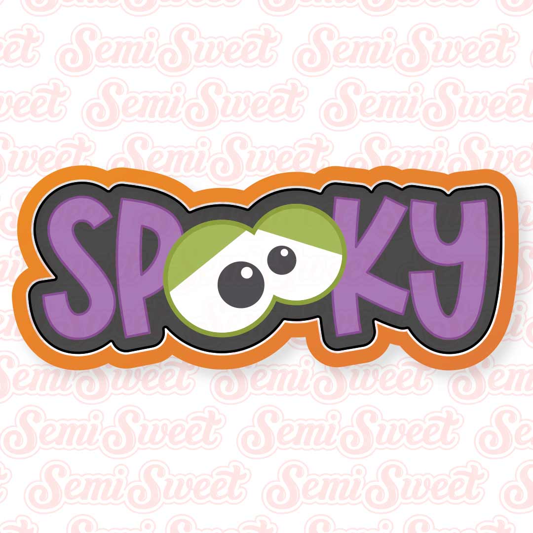 Spooky with Eyes Cookie Cutter