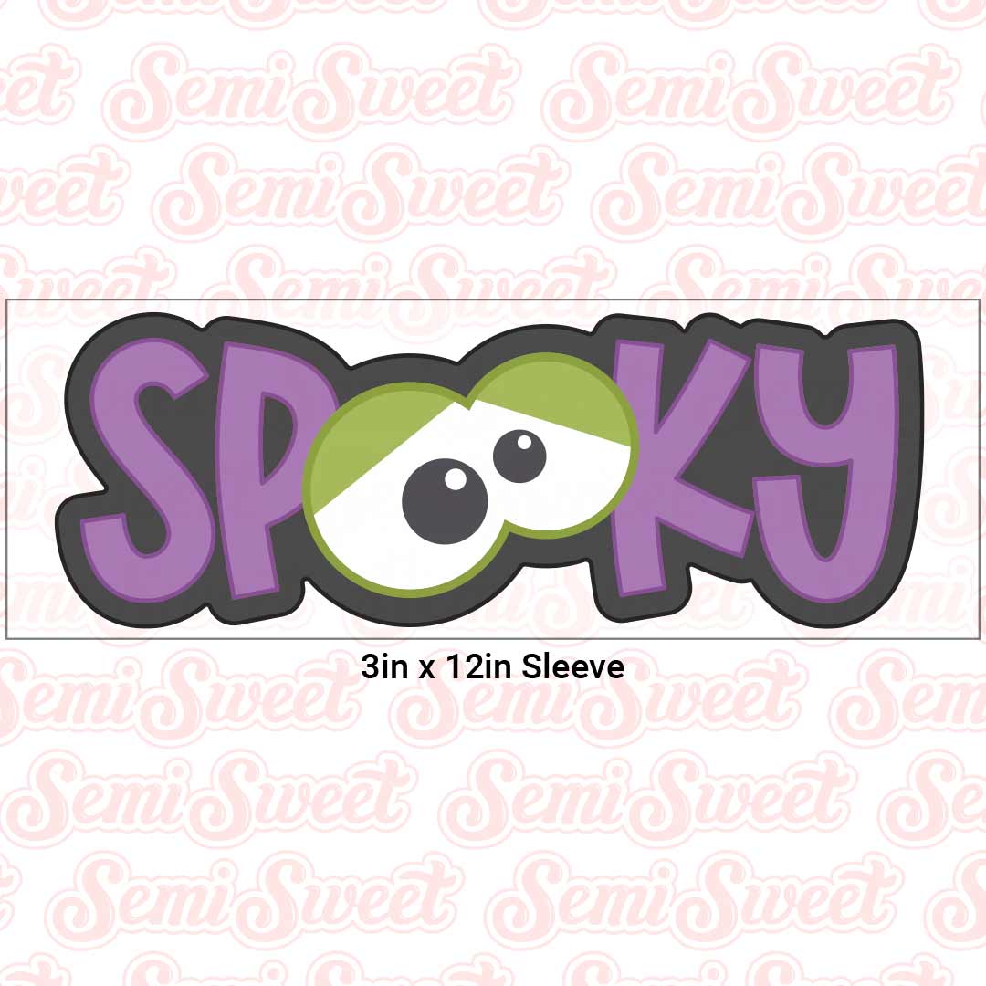 Spooky with Eyes Cookie Cutter