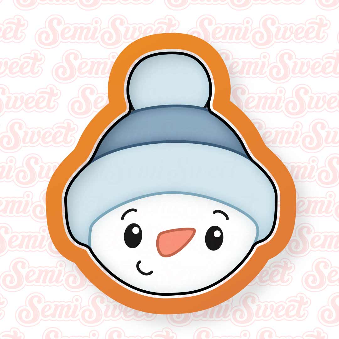 snowman head cookie cutter