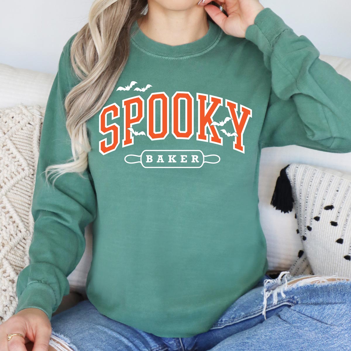 Spooky Baker Unisex Long Sleeve T-Shirt