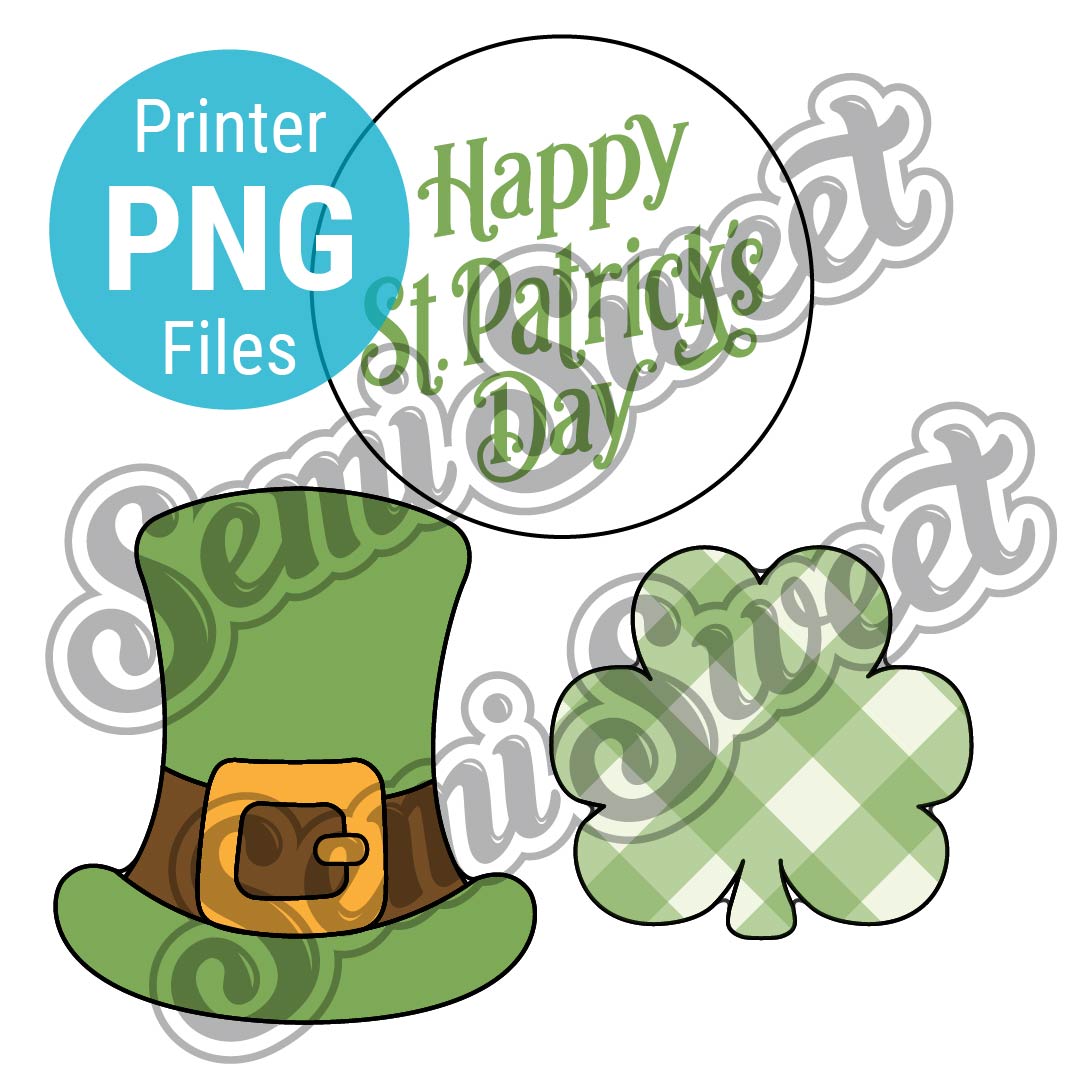 St. Patrick's Day Platter Set - PNG Images | Semi Sweet Designs