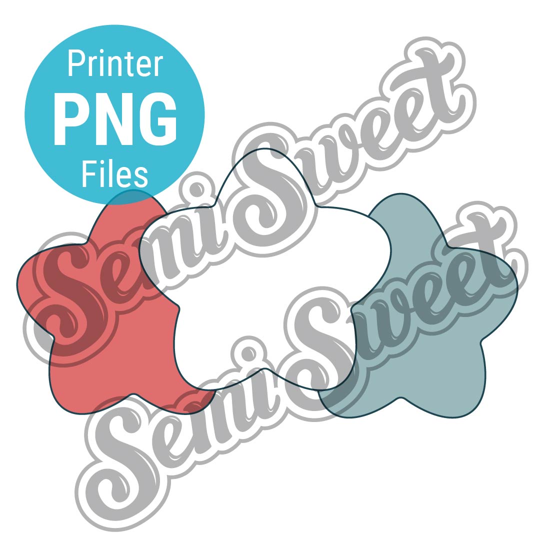 Star Trio- PNG Image | Semi Sweet Designs