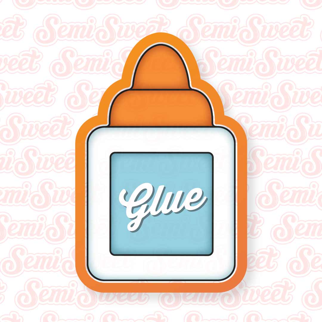 Tall Glue Bottle Cookie Cutter