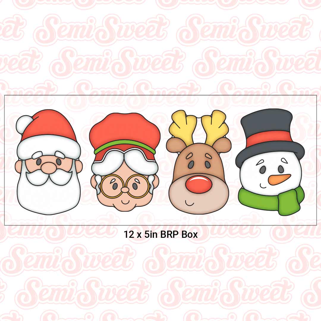 Tall Reindeer Face Cookie Cutter