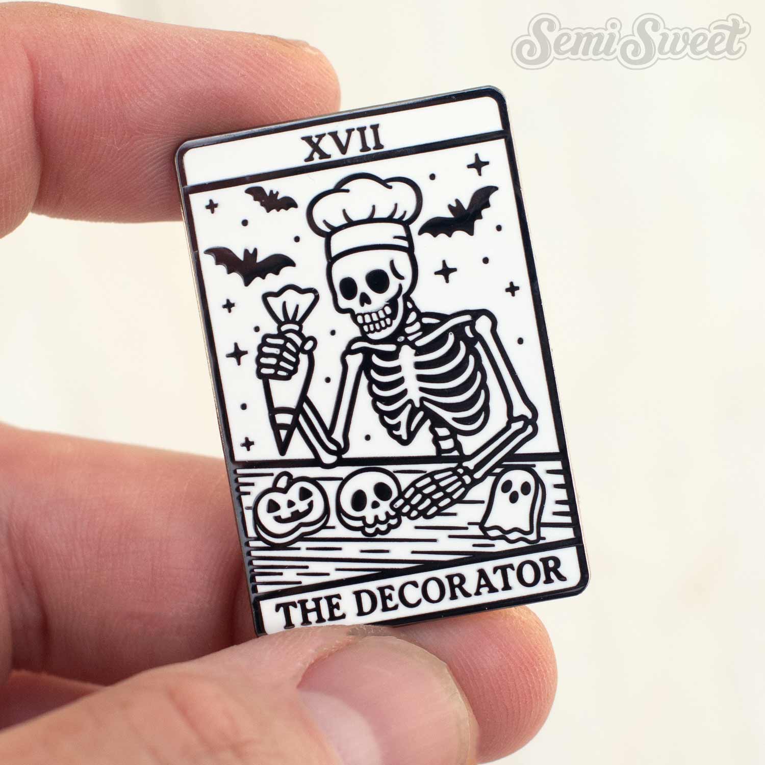 Decorator Tarot Card Enamel Pin