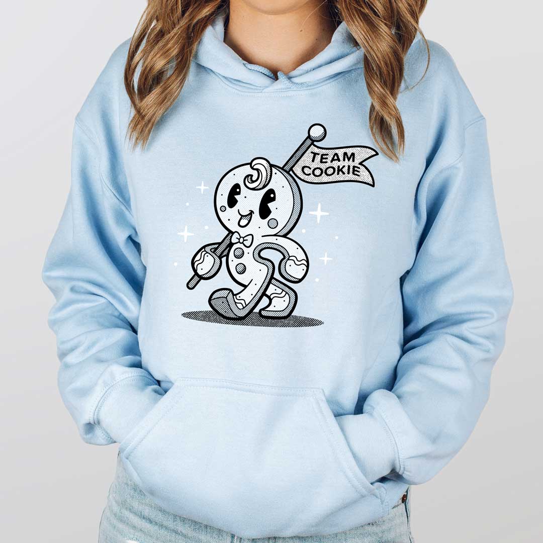 Team Cookie Gingerbread Man Unisex Hoodie