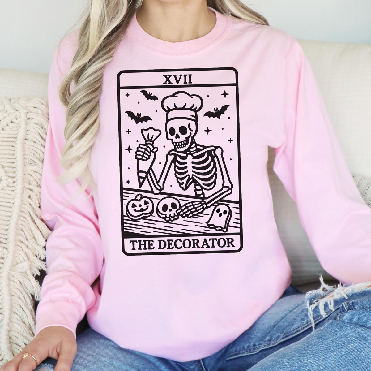 Tarot Cookie Decorator Unisex Long Sleeve T-Shirt
