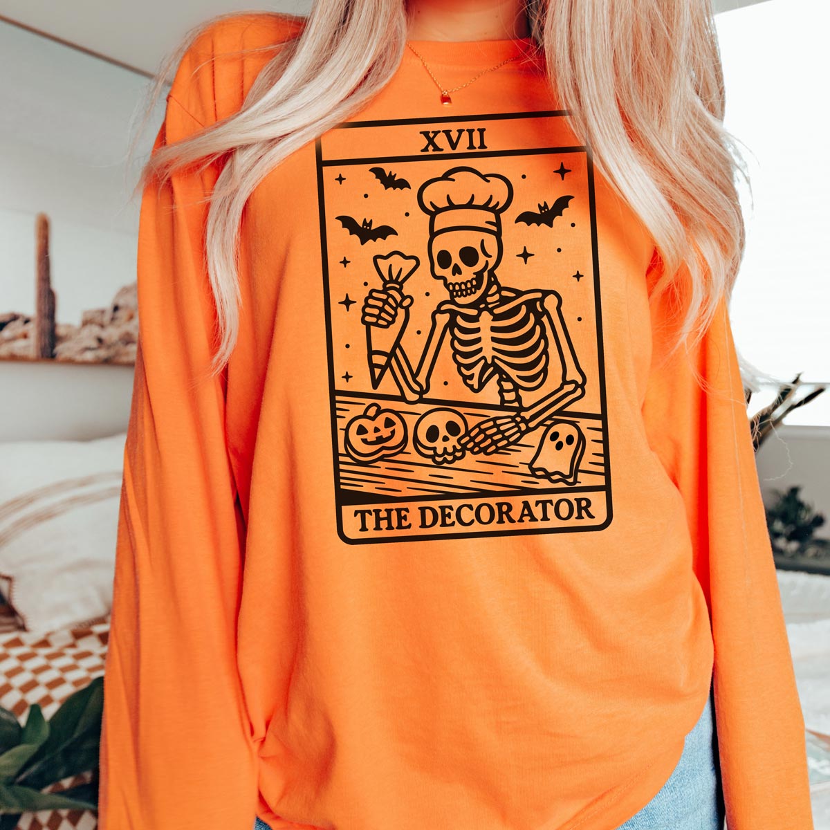 Tarot Cookie Decorator Unisex Long Sleeve T-Shirt