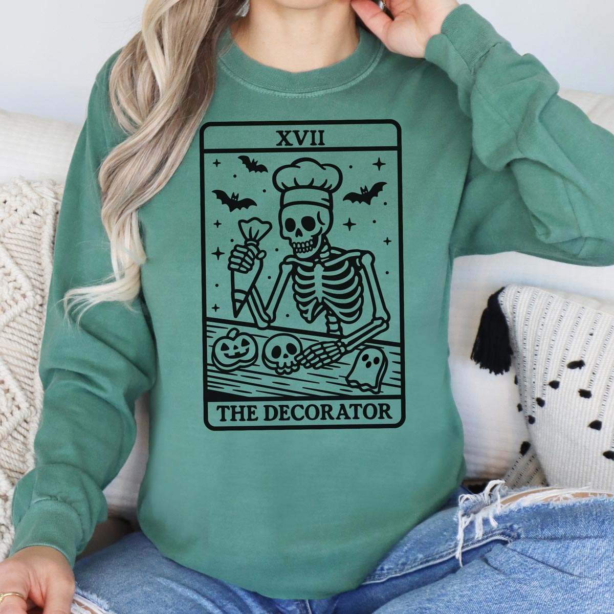 Tarot Cookie Decorator Unisex Long Sleeve T-Shirt