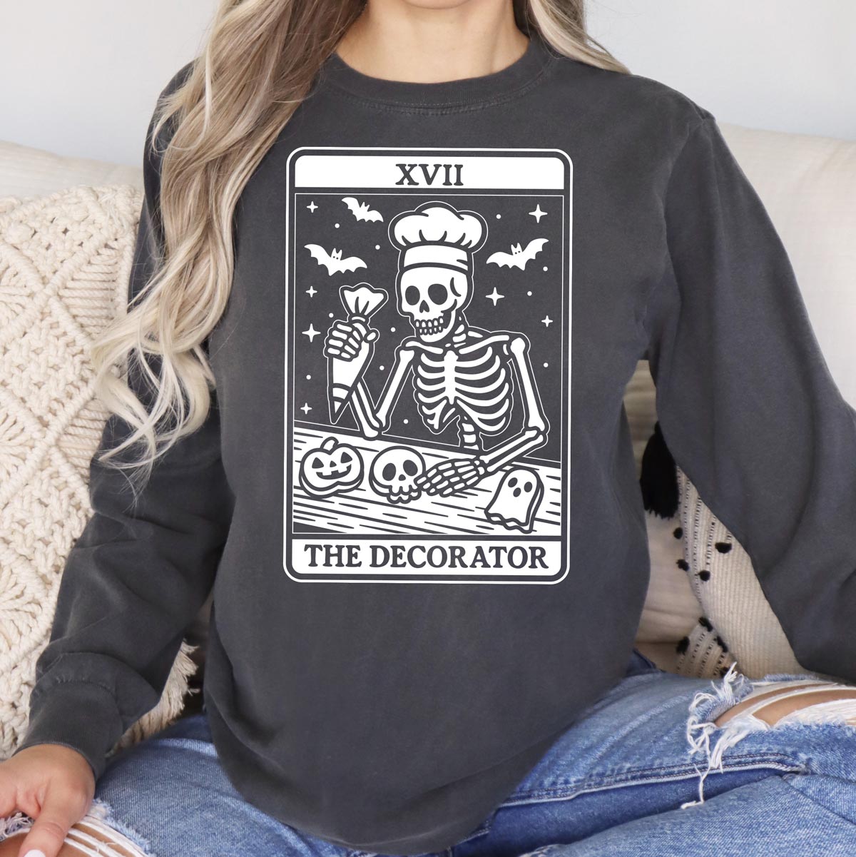 Tarot Cookie Decorator Unisex Long Sleeve T-Shirt