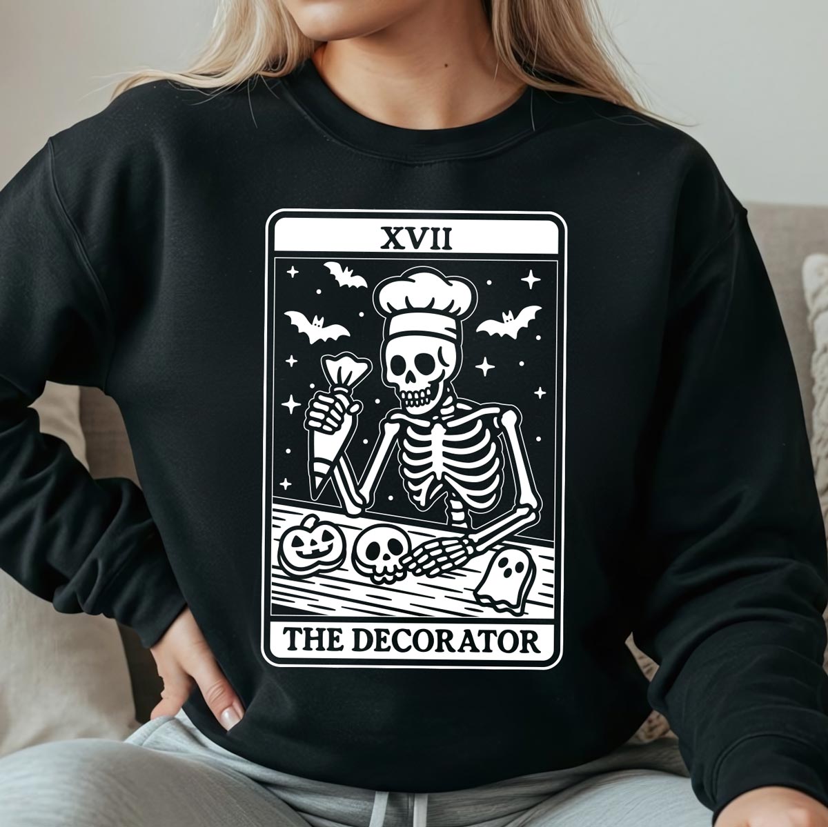 Tarot Cookie Decorator Unisex Sweatshirt
