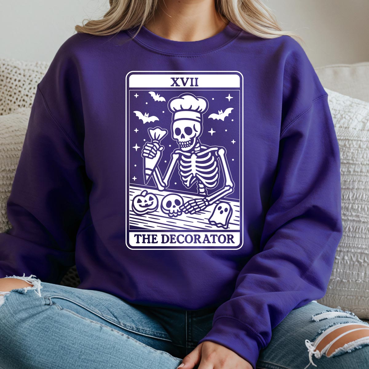 Tarot Cookie Decorator Unisex Sweatshirt