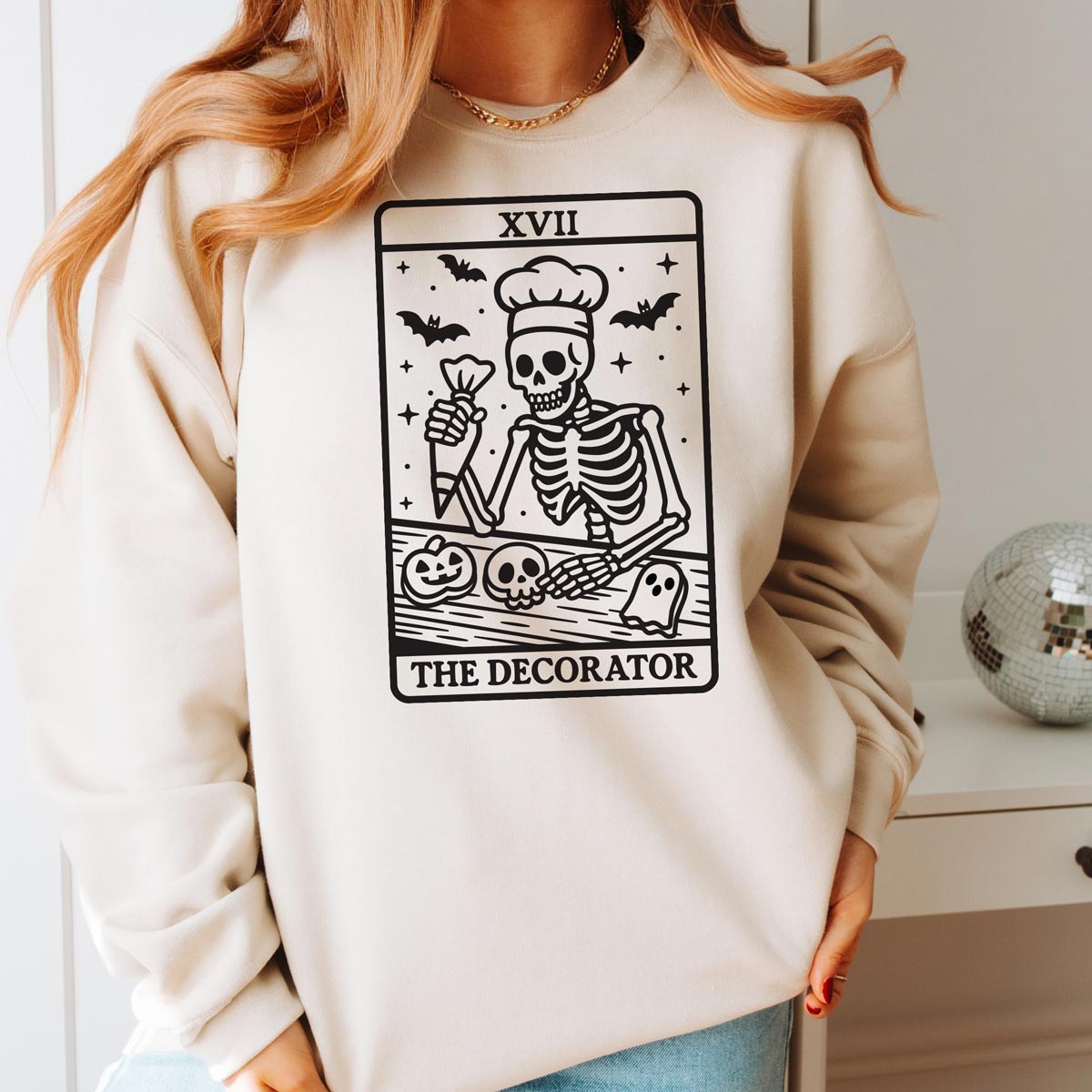 Tarot Cookie Decorator Unisex Sweatshirt