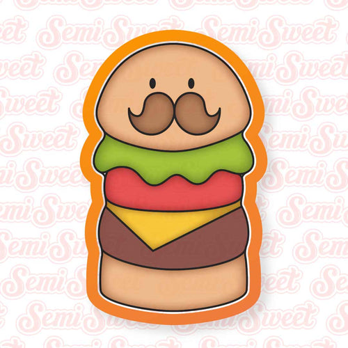 Thin Burger Cookie Cutter