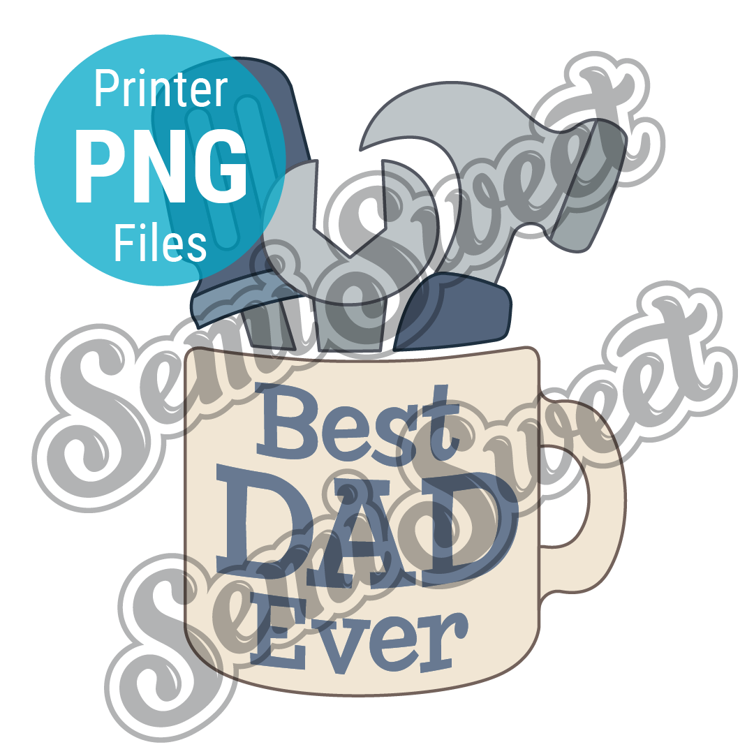 2-Pc Tools Mug Set - PNG Images | Semi Sweet Designs