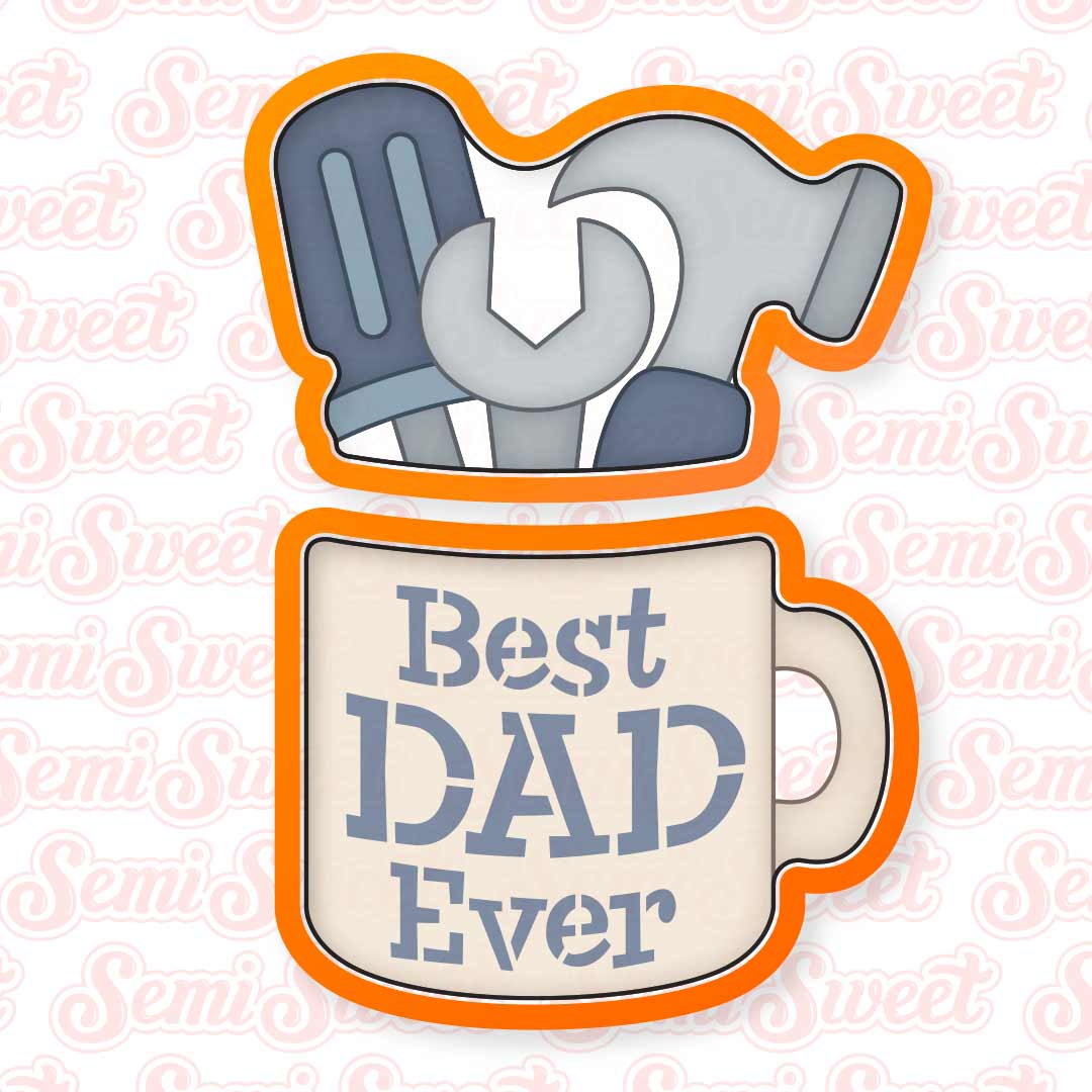 2-Pc Tools Mug Cookie Cutter Set