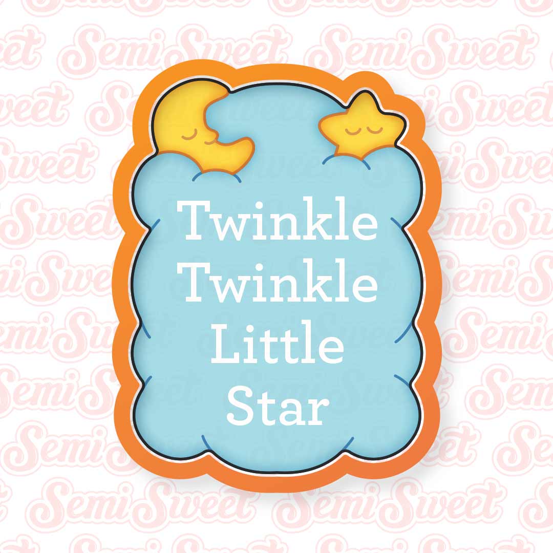 Twinkle Plaque Cookie Cutter | Semi Sweet Designs