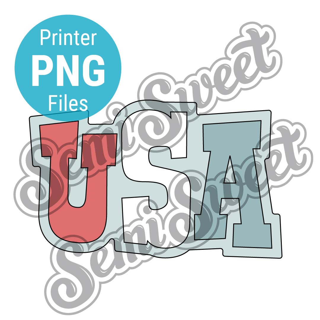 Single USA - PNG Image | Semi Sweet Designs