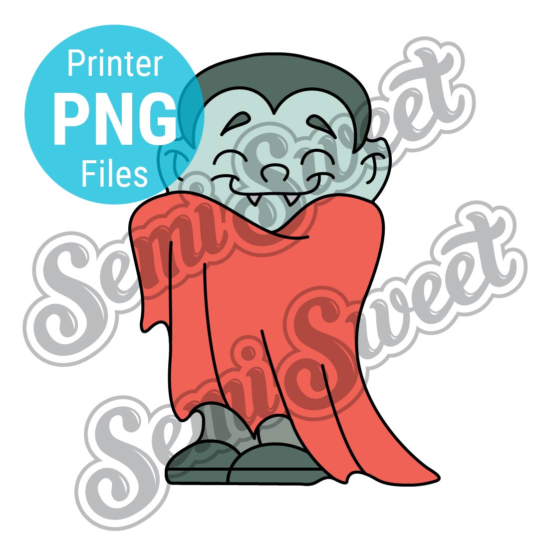 Vampire Cookie Cutter - PNG Images | Semi Sweet Designs