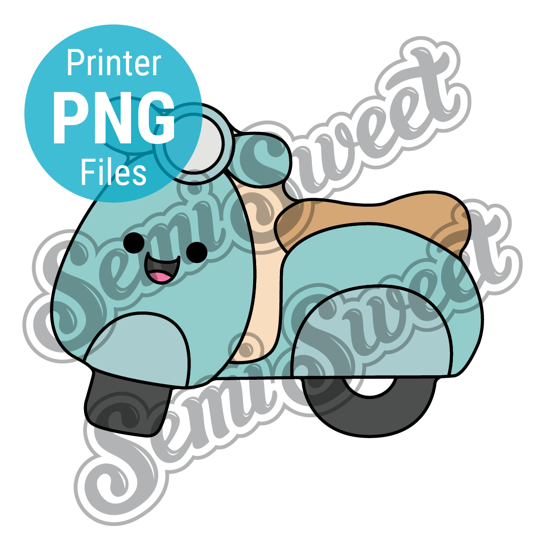 Scooter - PNG Images | Semi Sweet Designs