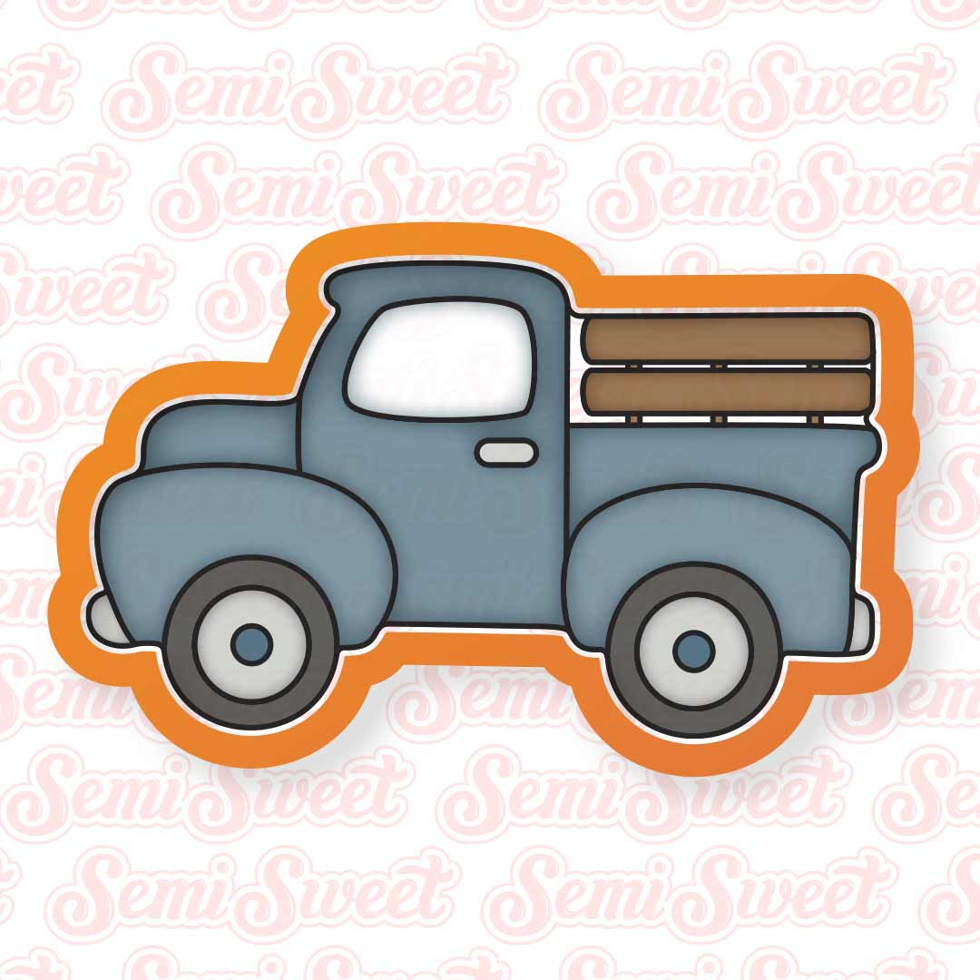Vintage Farm Truck Cookie Cutter