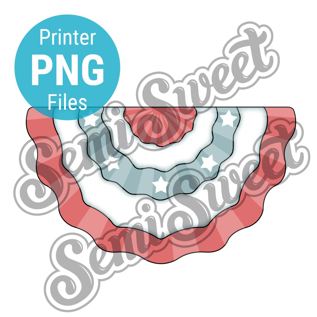 Wavy Bunting - PNG Image | Semi Sweet Designs