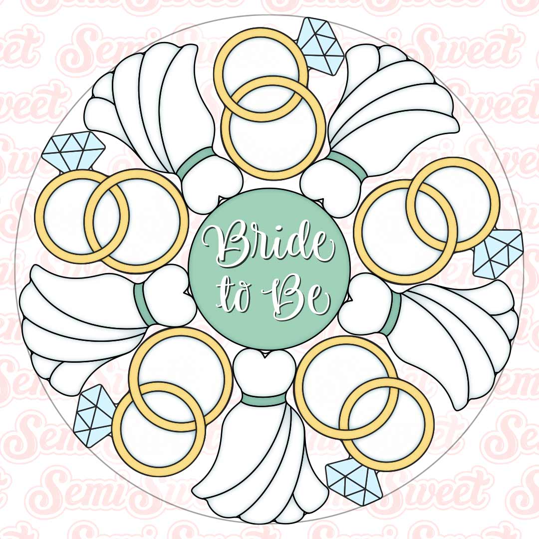 Wedding Cookie Platter Set