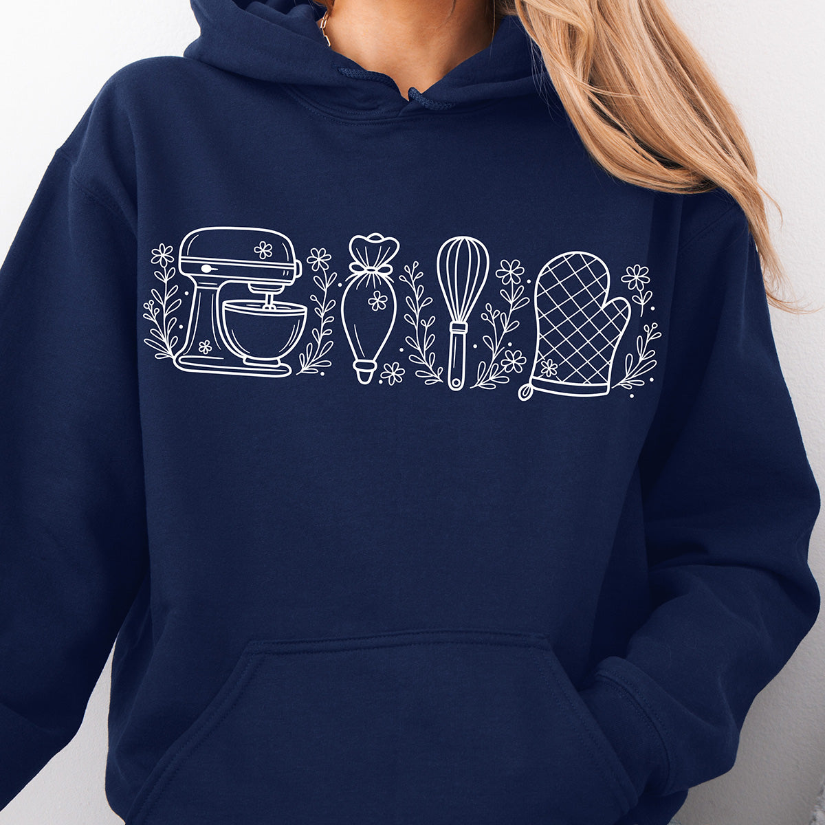 Wild Flower Baking Essentials Unisex Hoodie