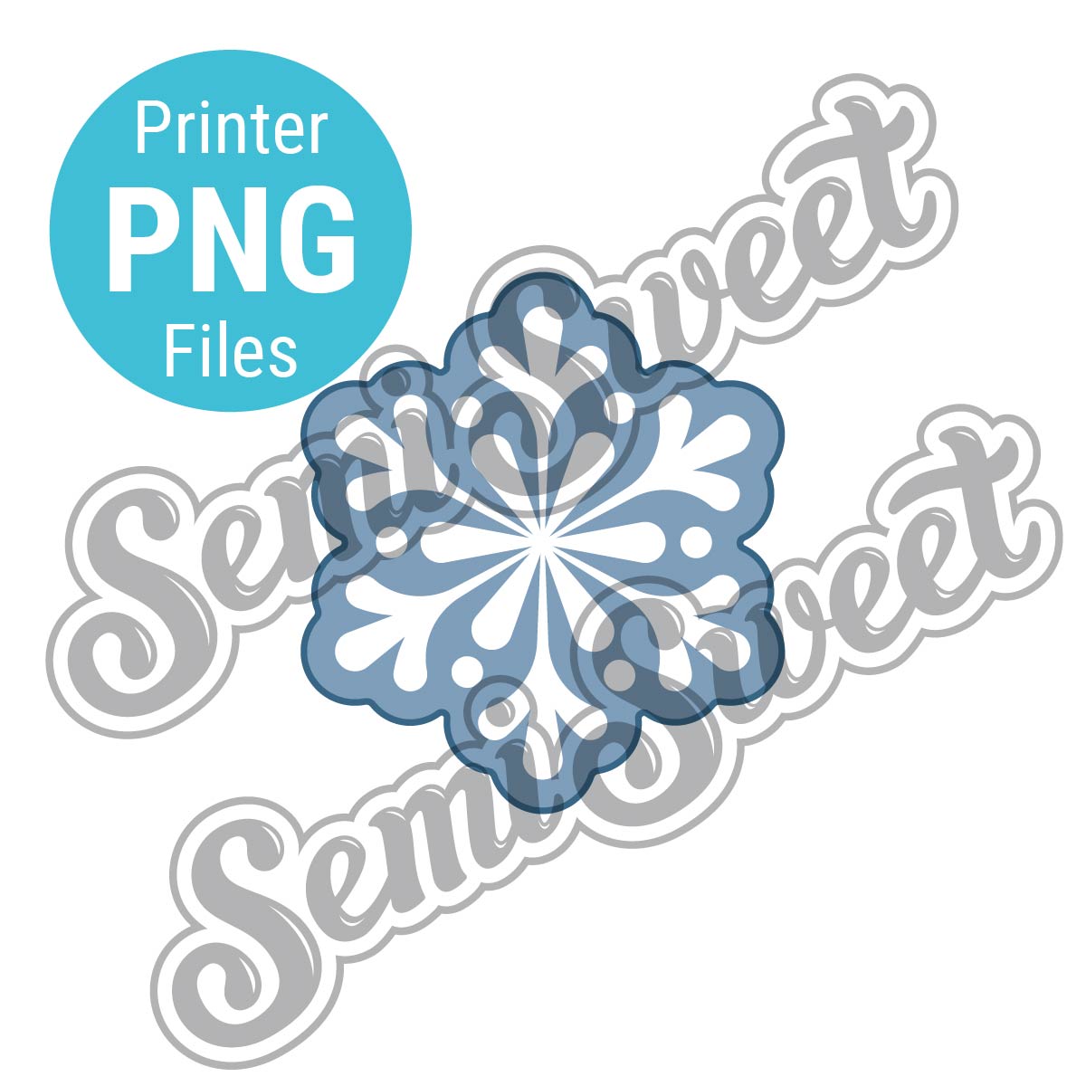 Snowflake Cookie Cutter made by Semi Sweet Designs