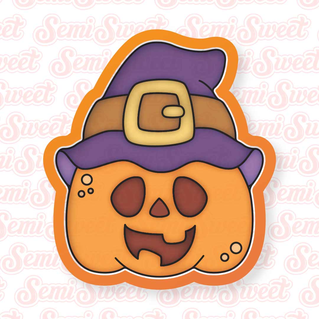 witch hat pumpkin cookie cutter