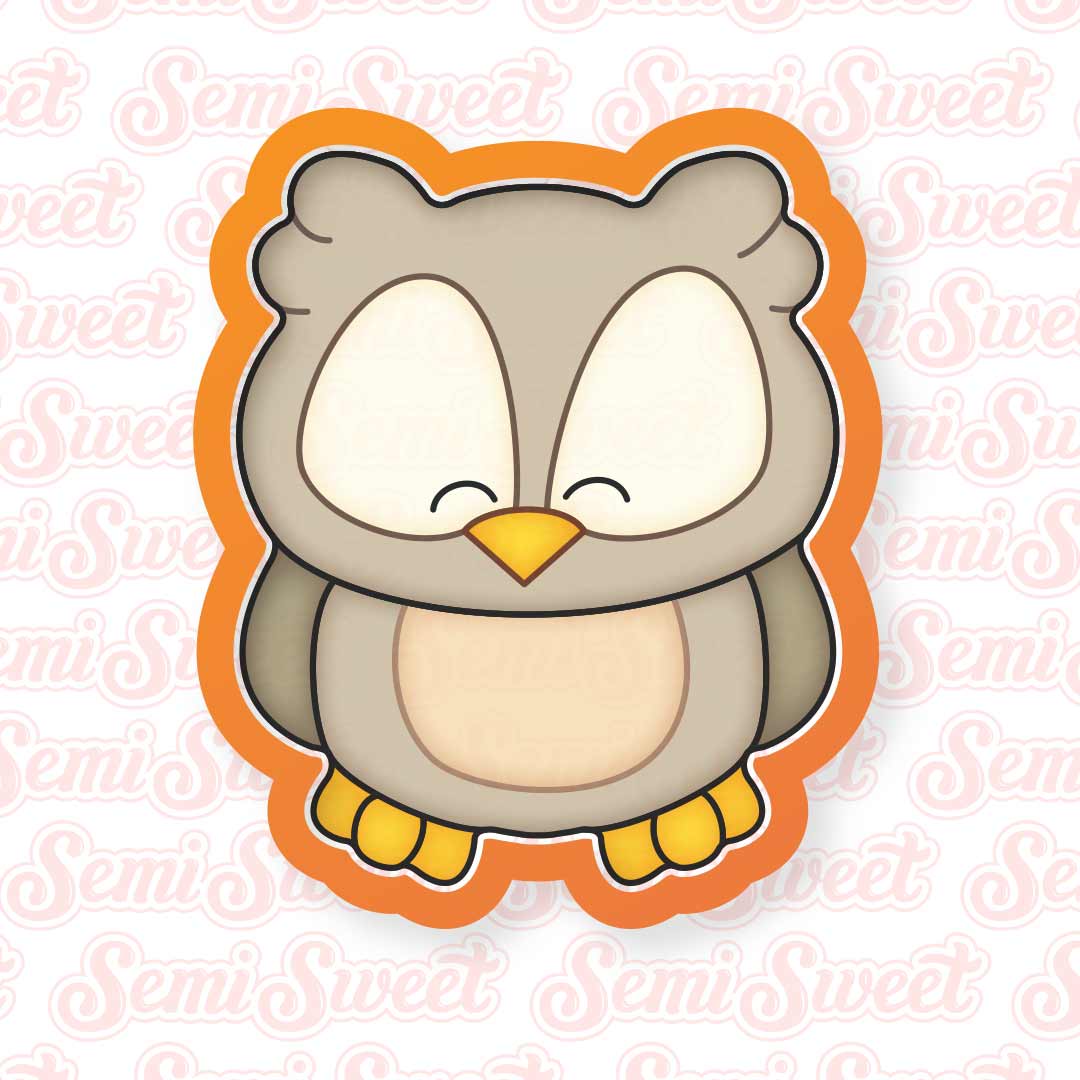 Woodland Owl Cookie Cutter | Semi Sweet Designs
