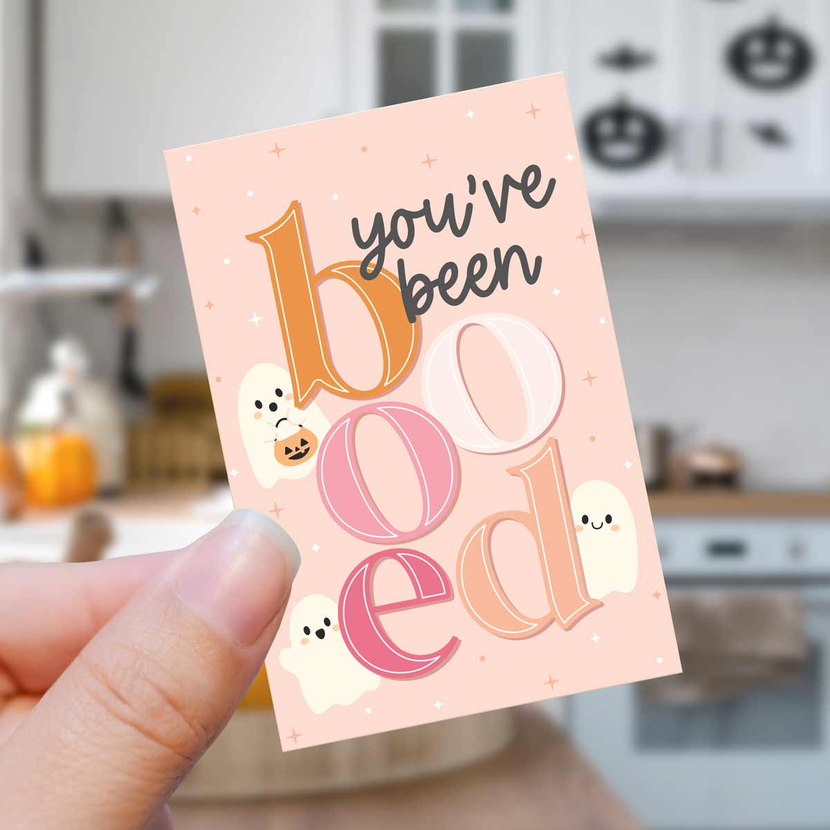Pink You've Been Booed 2" x 3" Tag - Pack of 25 | Semi Sweet Designs
