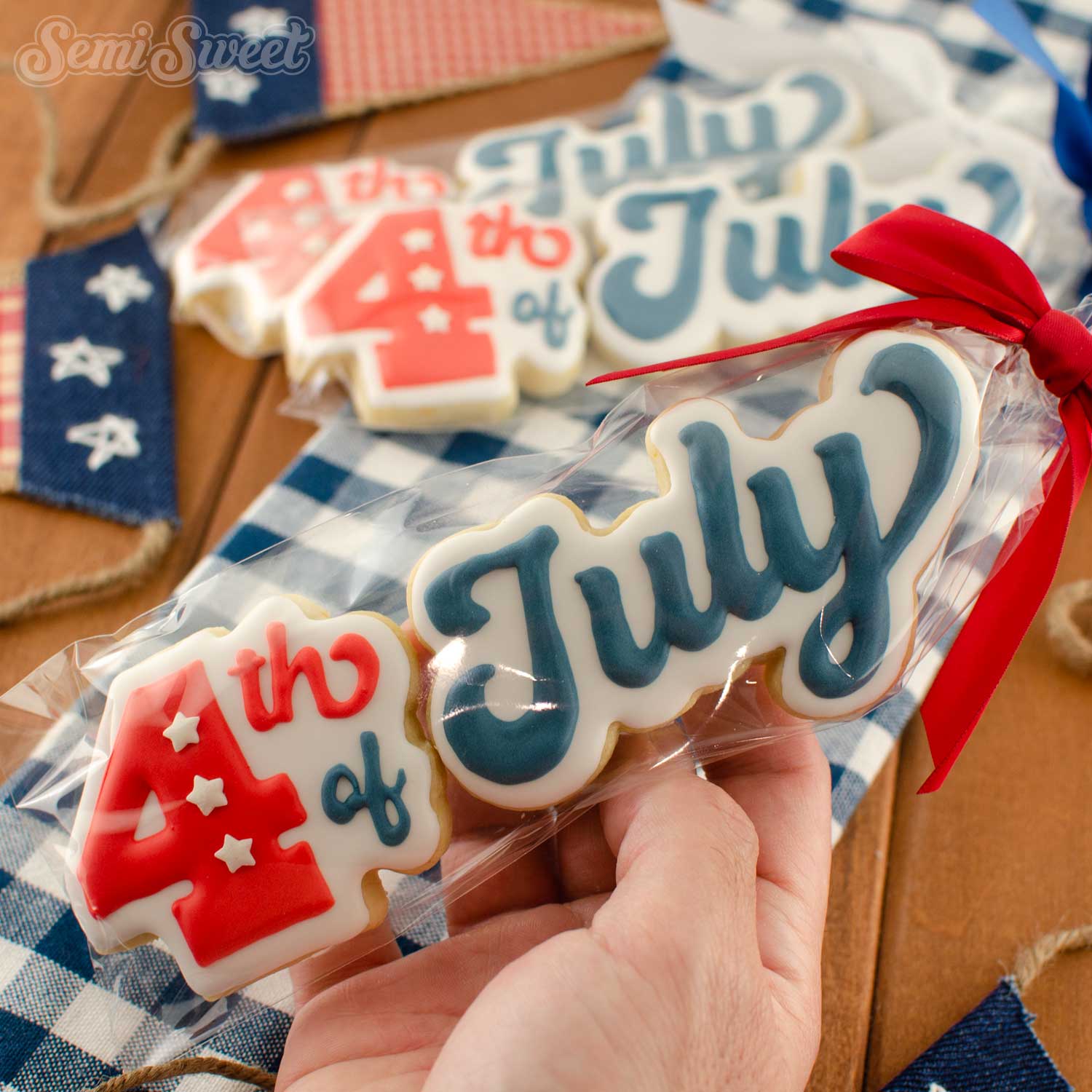skinny 4th of July cookie set