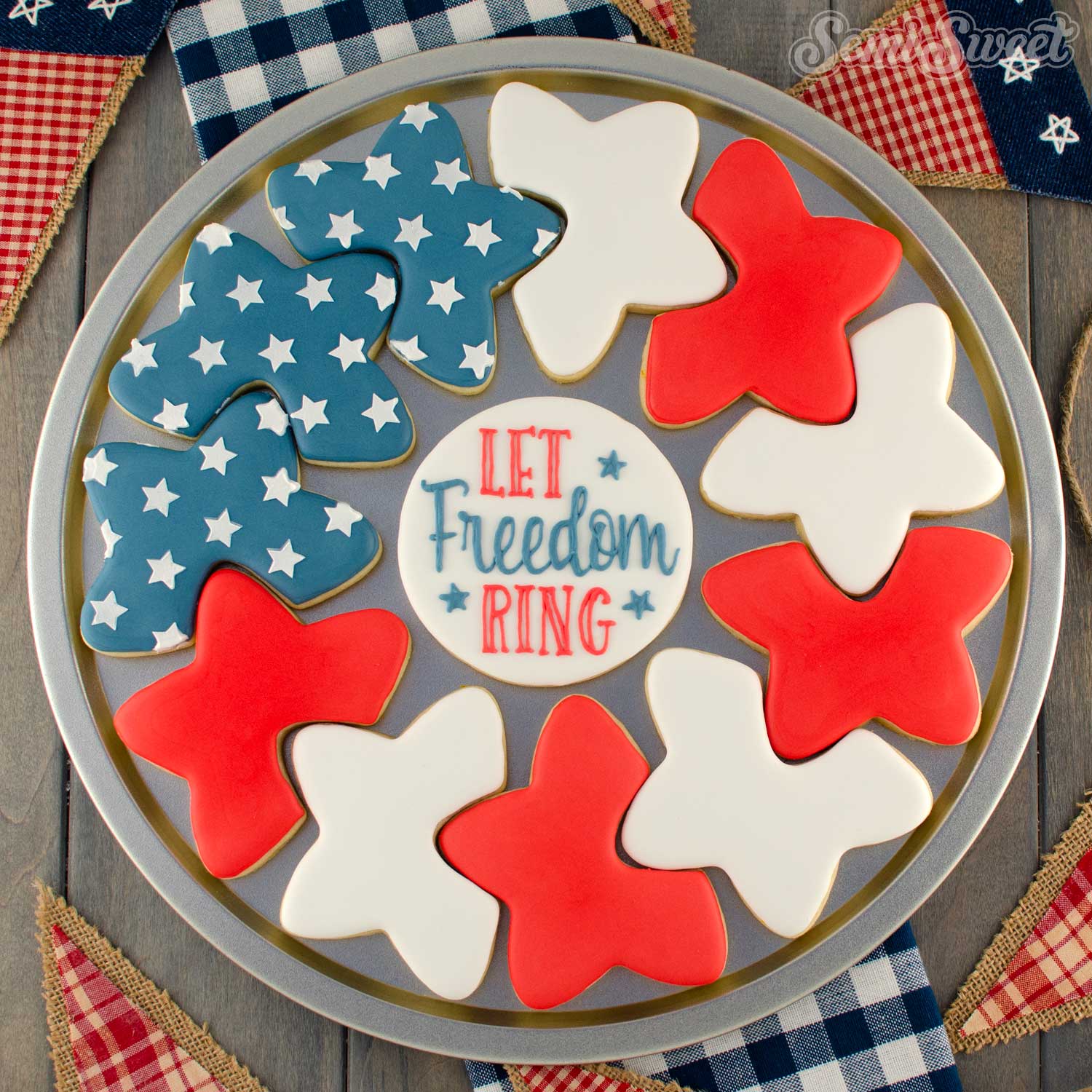 Overlapping Star Platter Cookie Cutter