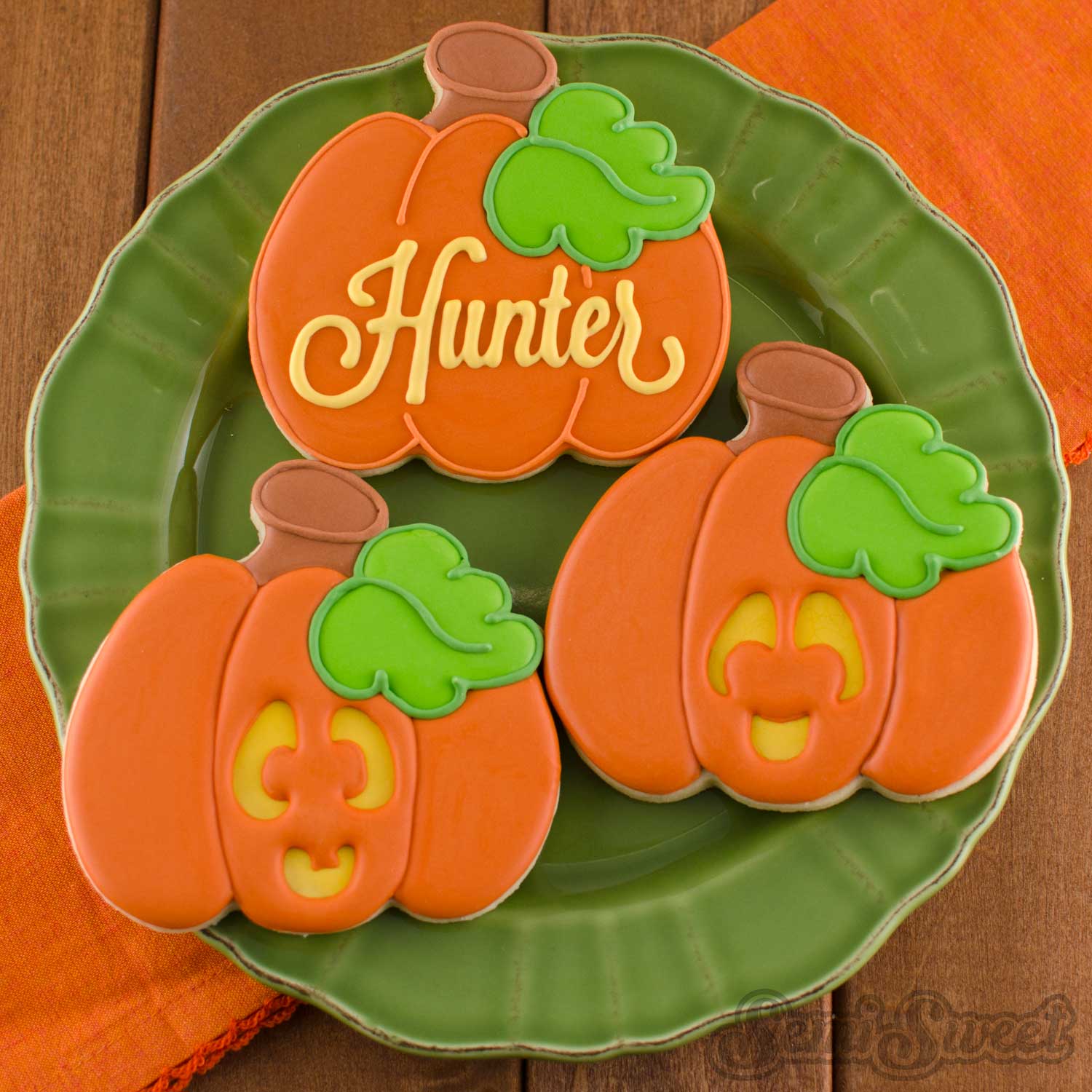 Pumpkin Cookie Cutter | Semi Sweet Designs