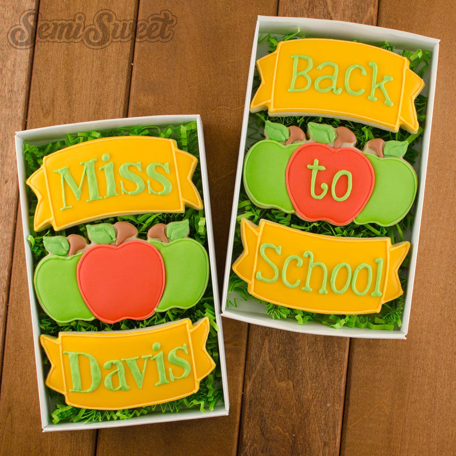 Back to School Cookies | Semi Sweet Designs