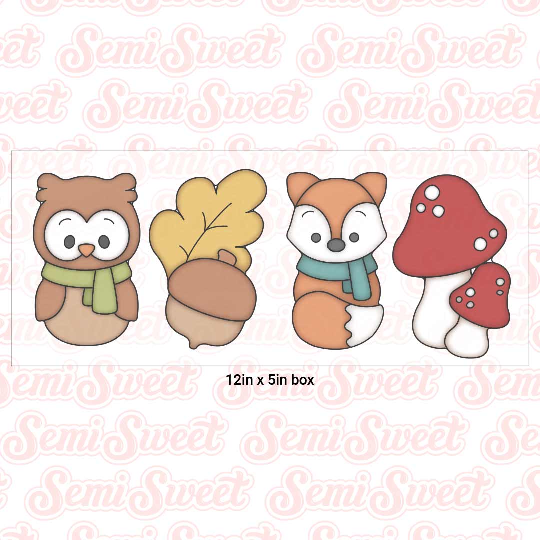 Autumn Woodland Cookie Cutter Set