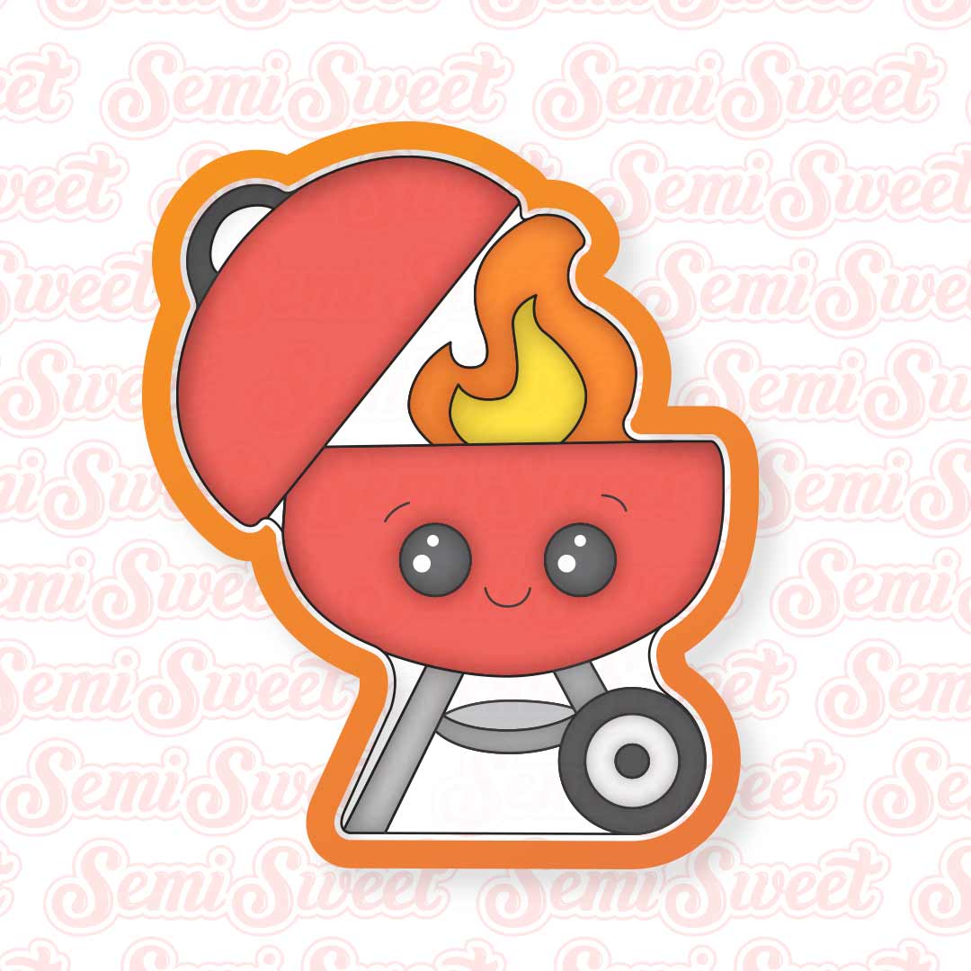 BBQ Grill Cookie Cutter | Semi Sweet Designs