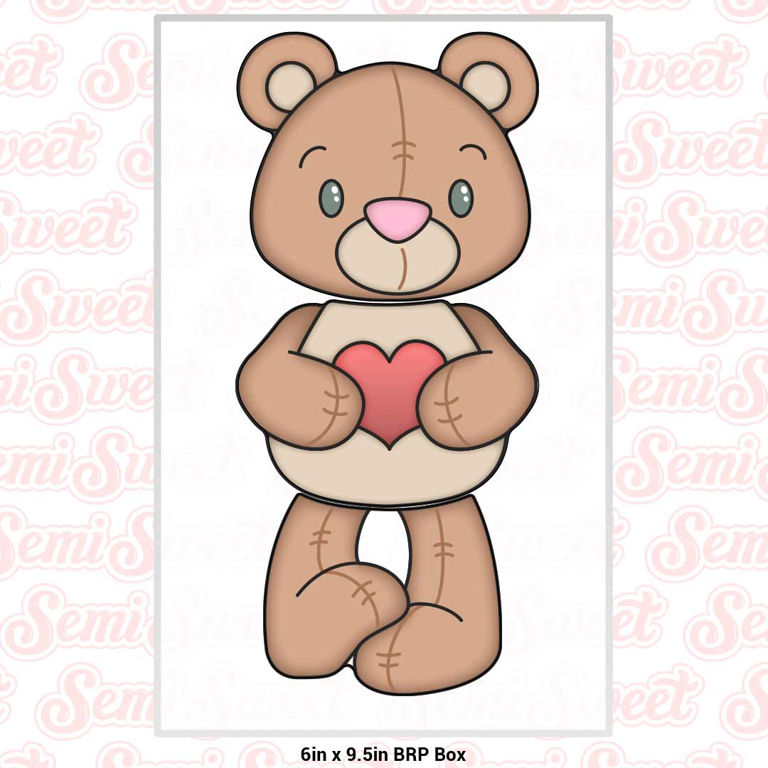 Stackable Teddy Bear Cookie Cutter Set | Semi Sweet Designs