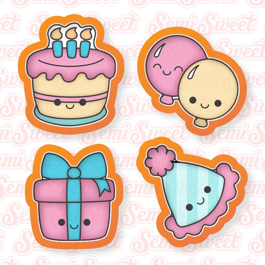 Birthday Cookie Cutter Set
