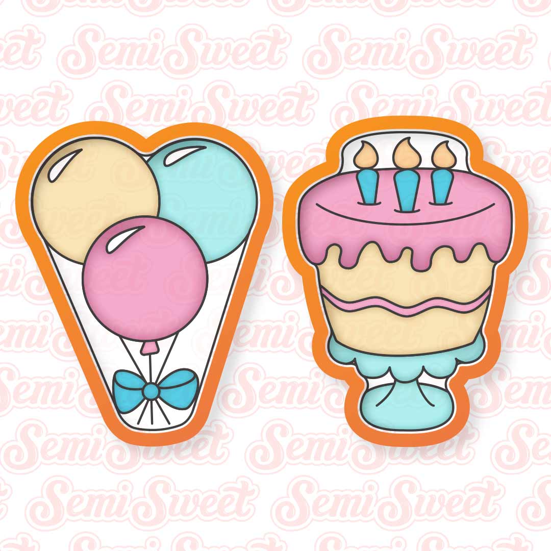 Birthday Cookie Platter Set