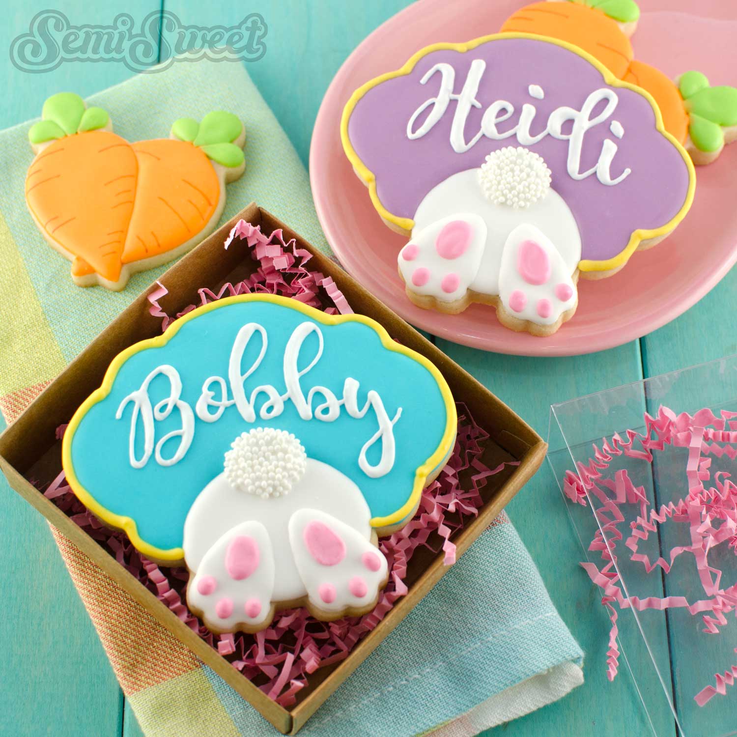 Bunny Booty Plaque Cookie Cutter