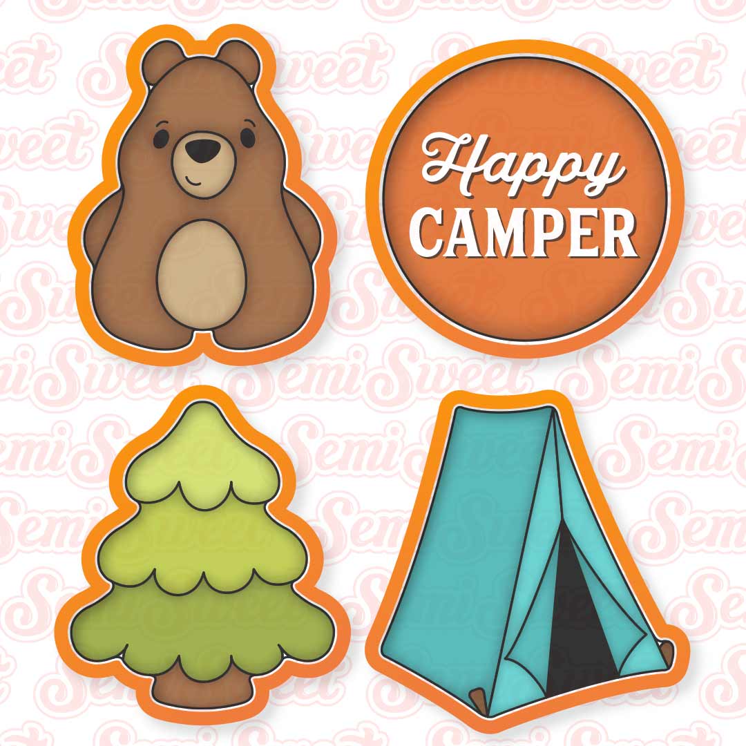 Camping Cookie Platter Set